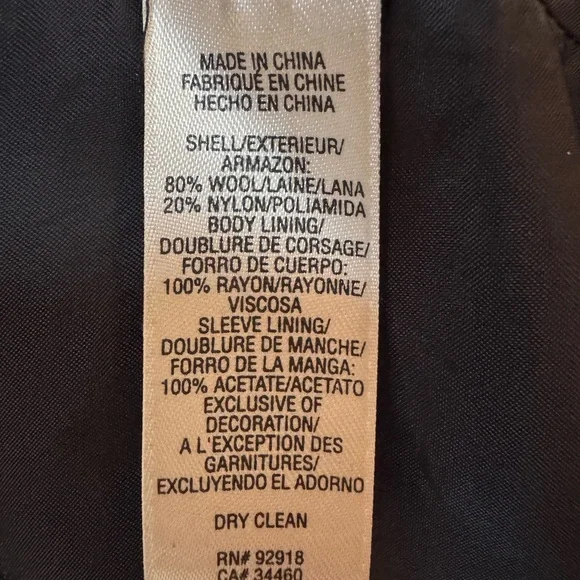 Juicy Couture Black wool Coat with Gold button Accent - Picture 8 of 12